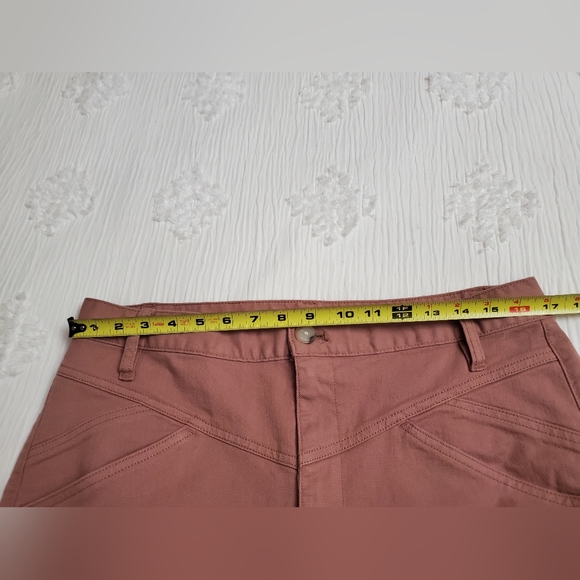 Madewell Pink Yoke Edition Tapered Pants Size 31 Classic Boho Chic Academia - Picture 11 of 15